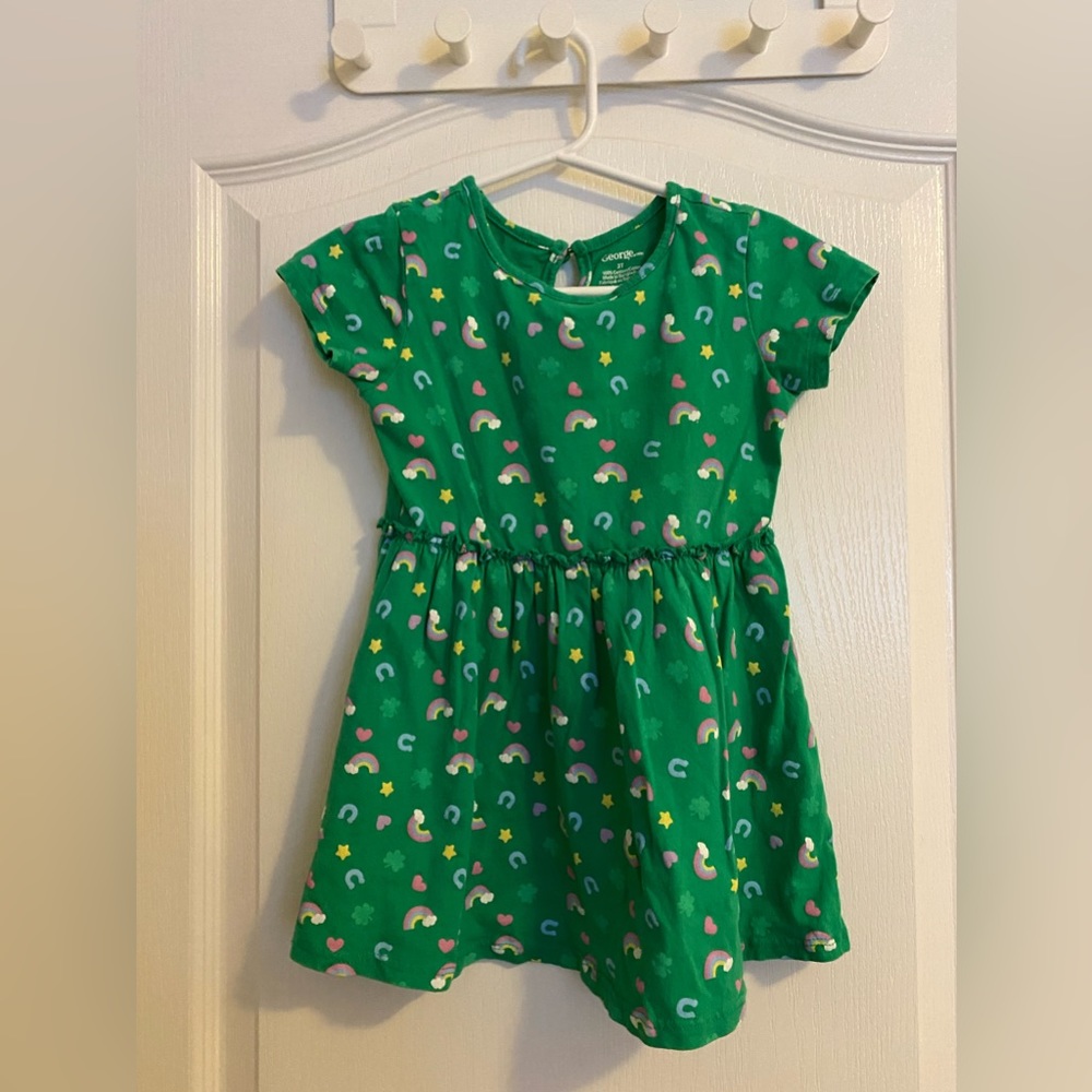 George Girls 3T size St Patrick’s Day dress